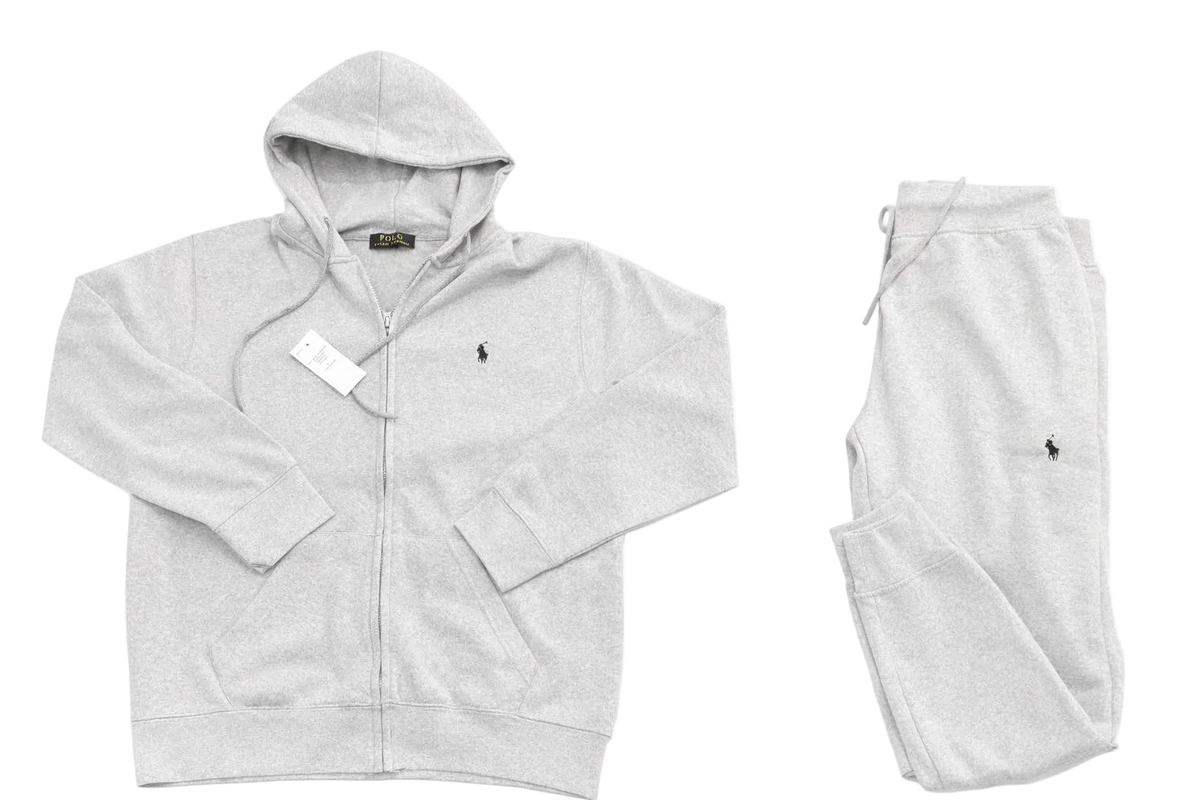 Ralph Lauren Fleece Tracksuit - Grey